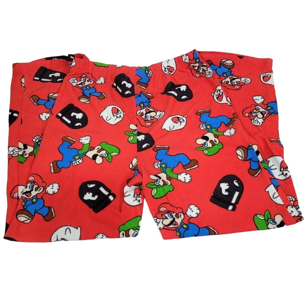 Super Mario Brothers Pajama Bottoms Boy's‎ Size 14/16